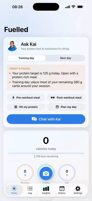 Fuelled, an iPhone app built with Orchard